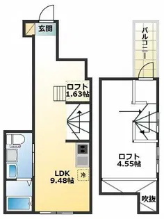 Pura Vidaナゴヤドーム前【1階】の間取り