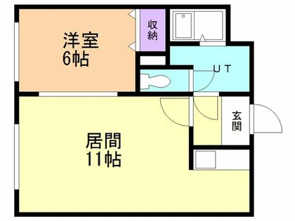東町コーポラス【202号室】の間取り