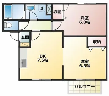 ヴェルディール【2階】の間取り