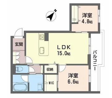 シャーメゾンシエロ【2階】の間取り