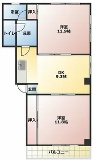 甲斐ビル【3階】の間取り