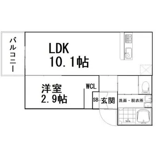 福岡県福岡市東区和白4丁目【アパート】の間取り