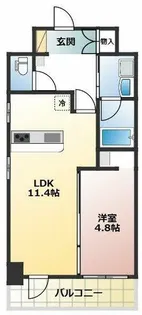GK fan レジデンス【6階】の間取り
