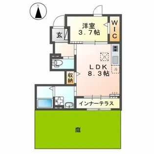 セルバ【1階】の間取り
