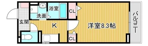 コンテ池田【3階】の間取り