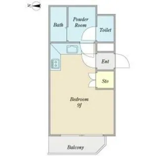 αNEXT澄川【2階】の間取り