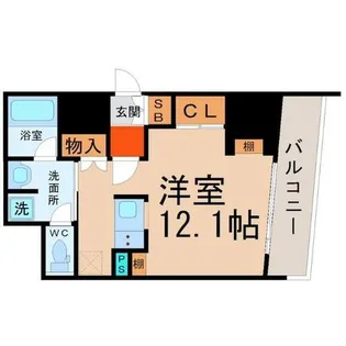CORNES HOUSE NAGOYA(コーンズハウスナゴヤ)【11階】の間取り