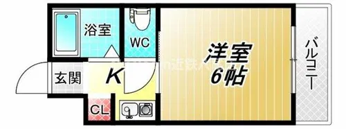 アンジュ八尾【1階】の間取り