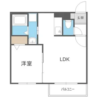グランルーブルTM栄町【102号室】の間取り