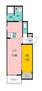 福岡県春日市上白水10丁目【アパート】の間取り