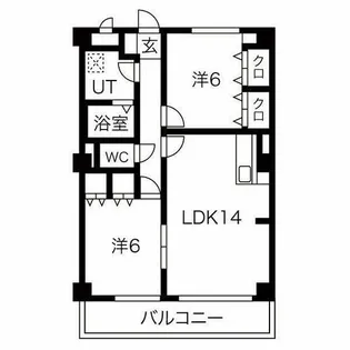 エスポワールメゾン神郷【5階】の間取り