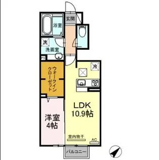 CHR-26【102号室】の間取り