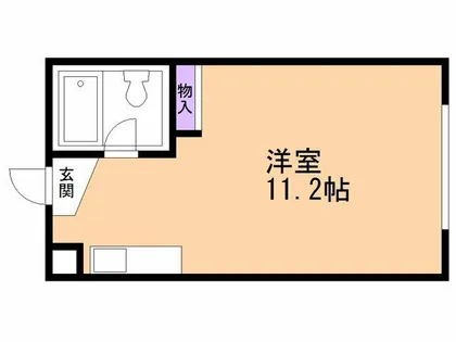 カントリーハウス【107号室】の間取り
