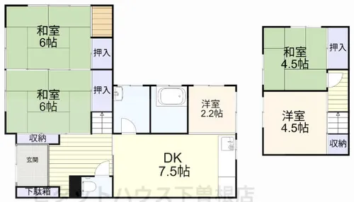 福岡県北九州市小倉南区葛原本町5丁目【一戸建】の間取り