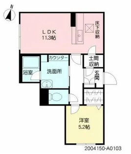エクラージュ【103号室】の間取り