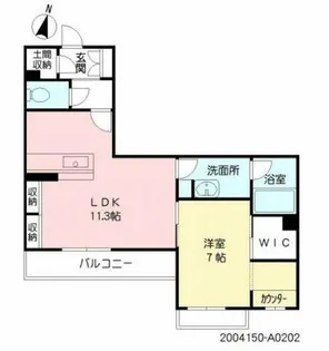 エクラージュ【202号室】の間取り