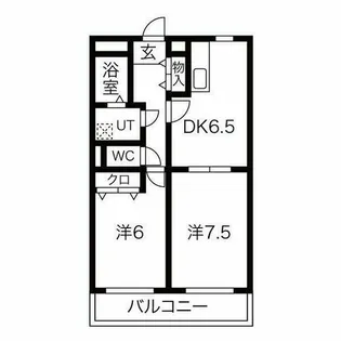 SOLE城山【2階】の間取り