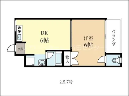 京都府城陽市寺田乾出北【マンション】の間取り