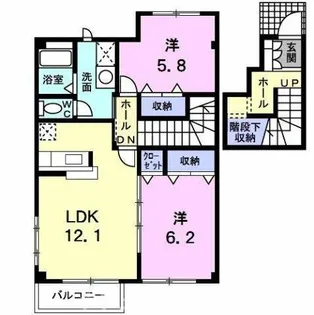 PENINSULA【2階】の間取り