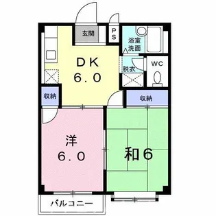 マルマンハイツ【2階】の間取り