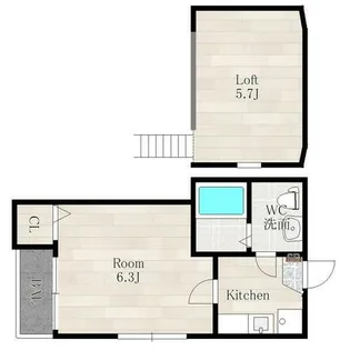 Cherry Blossom【2階】の間取り