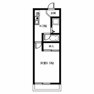 EAST COURT 両郷A【202号室】の間取り