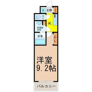 フローラル東別院【12階】の間取り