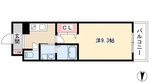 KDXレジデンス今池(旧ISM今池)【0602号室】の間取り