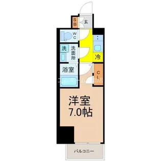 エスリード桜山ル・ヴェール【10階】の間取り