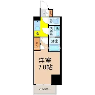 エスリード桜山ル・ヴェール【9階】の間取り