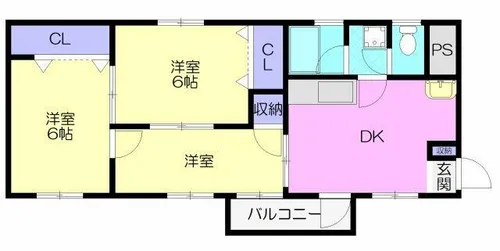 コラソン井ノ口【3B号室】の間取り