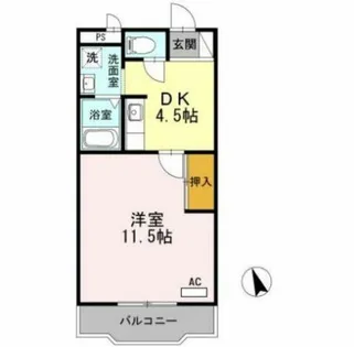 エキスパートヴィラ【3階】の間取り