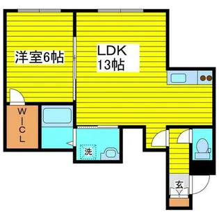 REST HILLS N32【2階】の間取り