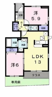 グランフィオーレ【1階】の間取り