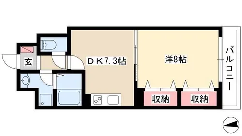シェソワ21【2階】の間取り