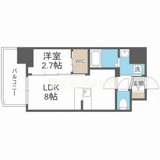 セレニテ天満橋アリア【10階】の間取り