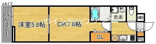 エスタリオコート【3階】の間取り