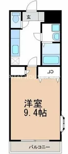 グリーンコート Ⅱ【101号室】の間取り