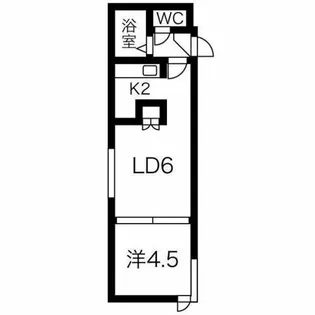 ローヤルハイツ本郷通6【5階】の間取り