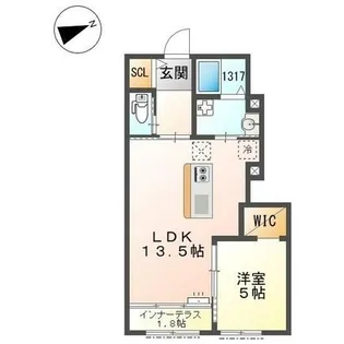 ブリコラージュ【1階】の間取り