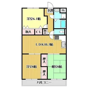 CASA西向日【303号室】の間取り