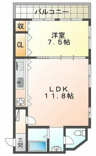 エザンスⅠ【2階】の間取り