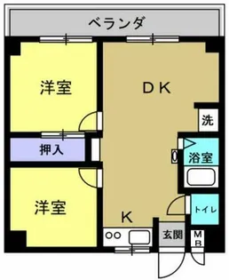 リアライズ玉出【7階】の間取り