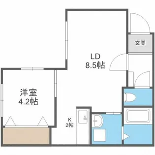 RIRUJYU HIRAGISHI【4階】の間取り
