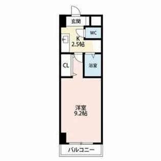 A・City三河安城東町【916号室】の間取り