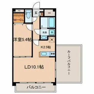 ポポラーレ【4階】の間取り