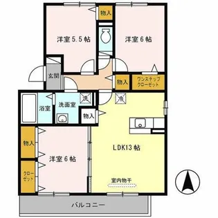 ヴィラ ウィステリア【3階】の間取り