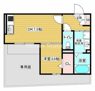 大阪府大阪市西淀川区姫島4丁目【アパート】の間取り