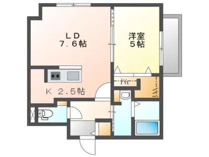 ブランシャール円山公園【3階】の間取り
