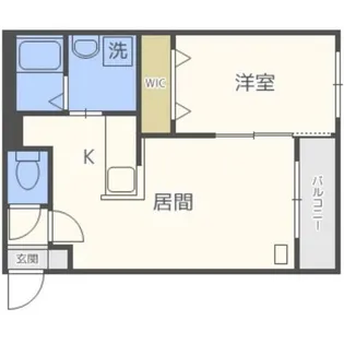 グランラヴィーヌ八軒【4階】の間取り